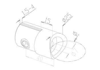 Panel Holders - Model 4500 CAD Drawing